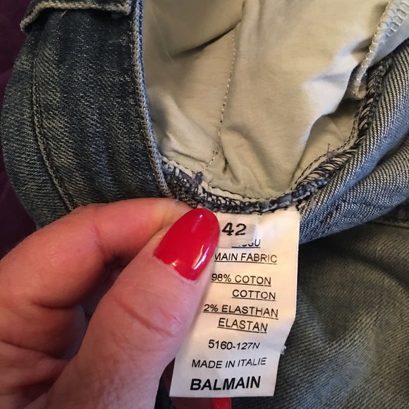 Balmain denim, says 42 but big - Picture 4 of 5